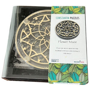 Constantin Puzzle Flower Maze - Play Learn Solve Hobby Brain Teaser Brand NEW